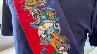 El Desconcierto | Banda presidencial realizada por el Sindicato Revolucionario Textil.png
