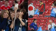 tenemos mucho que aprender: los comentarios que dejo la imagen de hinchas japoneses en estadio nacional