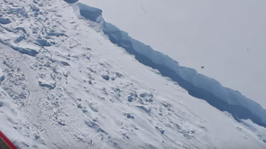 Alerta mundial por iceberg que se está desprendiendo en la Antártica chilena