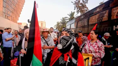 A lo Greta Thunberg: Más de 7 mil árabes buscan llegar a Gaza con ayuda humanitaria en caravana