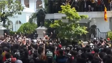 Manifestantes en Sri Lanka conmemoran 100 días desde inicio de las protestas