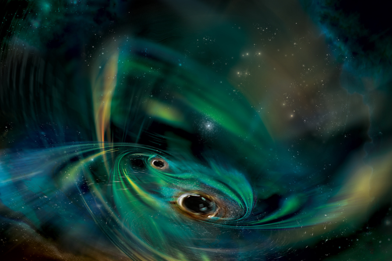 chilenas astronomas descubren lo inusual  nube de gas se resiste a ser destruida por agujeros negros gemelos.png