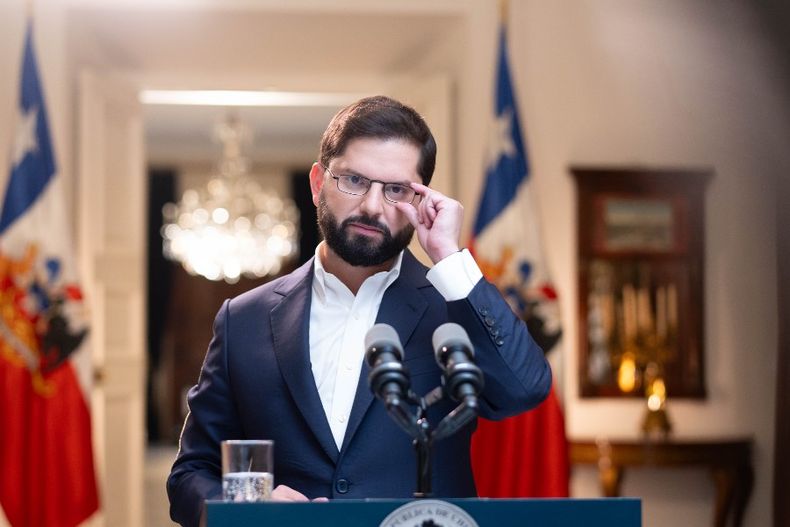 Presidente Gabriel Boric en cadena nacional Presupuesto 2024.jpeg