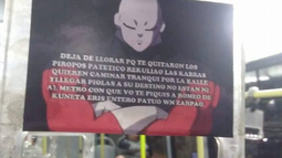 Con Killua y Jiren reprochando el acoso: La intervención de la Brigada Otaku Antifascista en apoyo a las mujeres