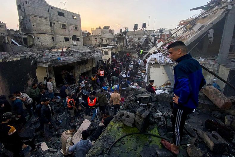 Franja de Gaza quedó totalmente destruída por los bombardeos de Israel - Agencia EFE