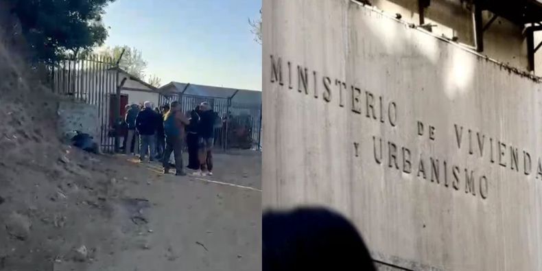 Reunión atribuida al Minvu en El Olivar desata denuncias por firmas para demolición / Captura de pantalla