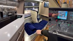 VIDEO| Usuarios destacan cómo es el tren que une a Santiago y Chillán: “Muchísimo mejor y más amplio que un avión”