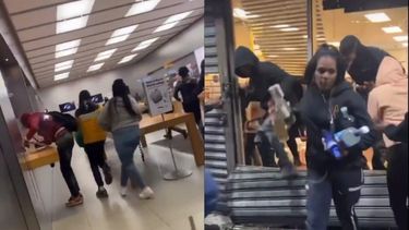 VIDEO| Más de 100 jóvenes enmascarados arrasan con tiendas de lujo en Filadelfia