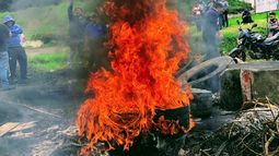 Nueva jornada de protestas en Ecuador genera cierre de vías y gran despliegue policial en el centro de Quito