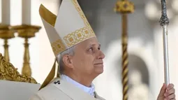 León XIV asumió clamando por el sufrimiento en Gaza frente al presidente de Israel