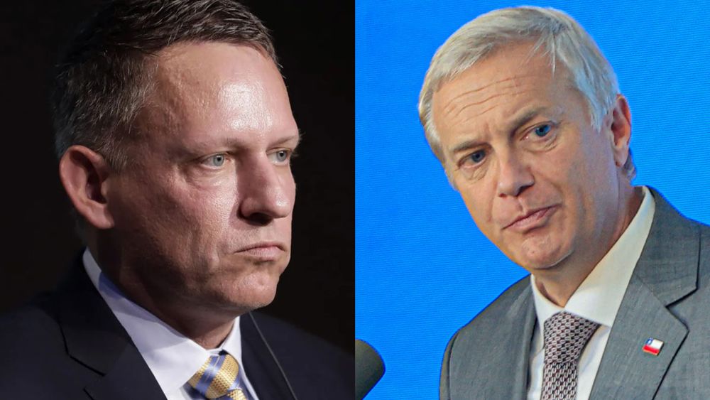 La Moneda confirma reunión de Peter Thiel con José Antonio Kast