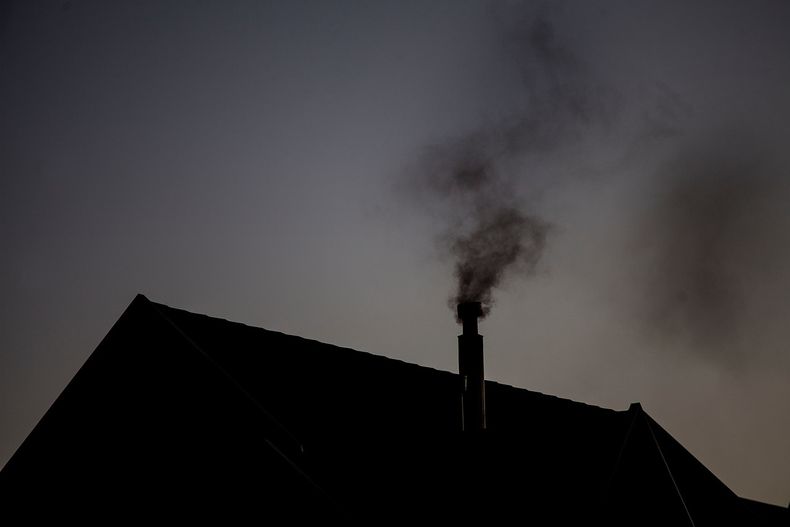 Contaminación en Aysén. Foto: Agencia UNO.&nbsp;