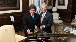 Javier Milei y José Antonio Kast.