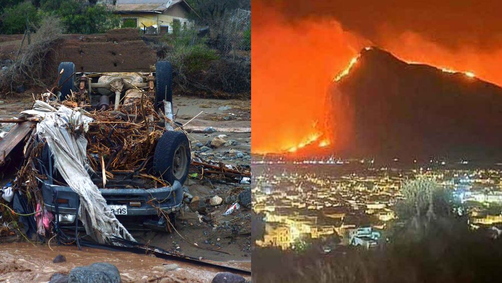 Contrastes en el planeta con lluvias e incendios forestales debido a la crisis climática - Captura de video