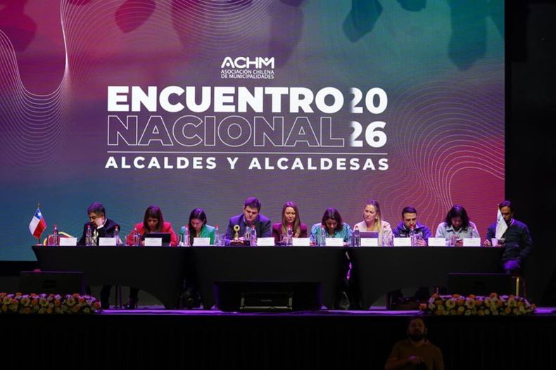 Jornada de trabajo del Encuentro Nacional de Alcaldes y Alcaldesas de Chile - Imagen: @achmchile