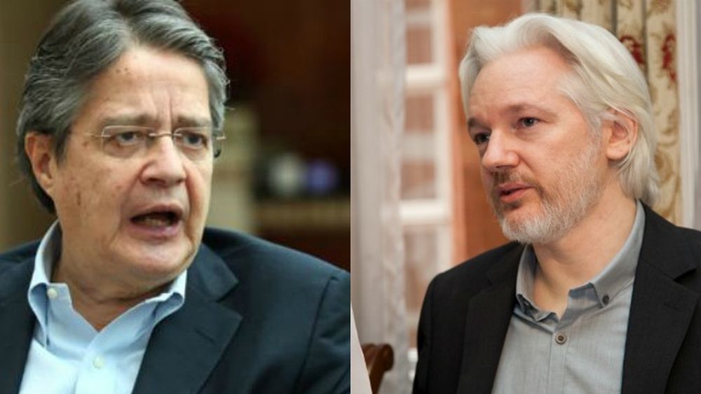 Julian Assange al derrotado candidato Guillermo Lasso: Lo invito a que se retire de Ecuador en los próximos 30 días