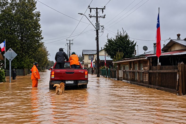 Inundaciones por lluvias en el sur - Agencia Uno