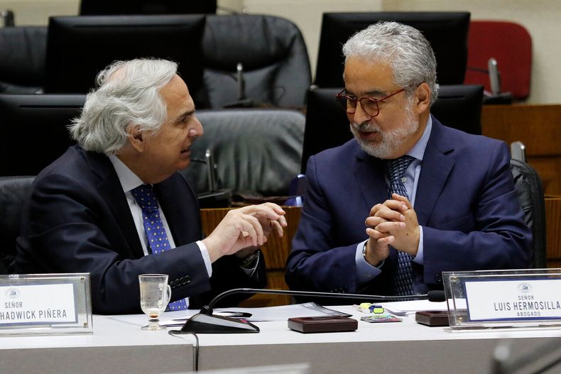 Andrés Chadwick junto a Luis Hermosilla - Agencia Uno