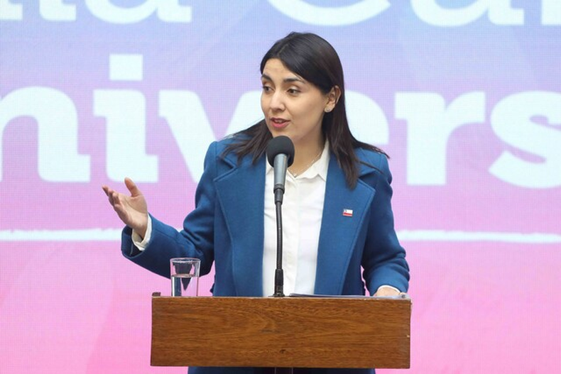 Ministra de la Mujer, Judith Marín. Créditos: Agencia Uno.