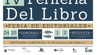 Periferia del Libro: Llega feria que trae editoriales, teatro y diversas actividades a Recoleta y Conchalí