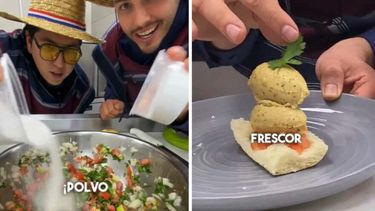 VIDEO| Crean helado de pebre para este 18: Nos pasamos todas las leyes de la gastronomía