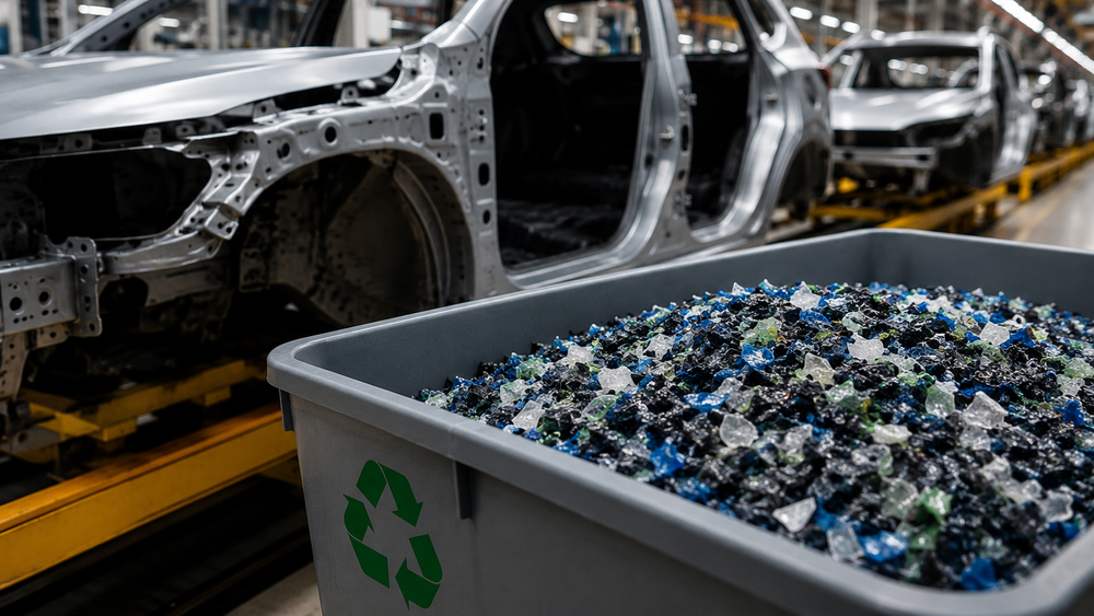 Un giro circular para la automoción: la Unión Europea exigirá coches con 15% de plásticos reciclados en 2030