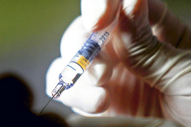 Vacunación contra la influenza.