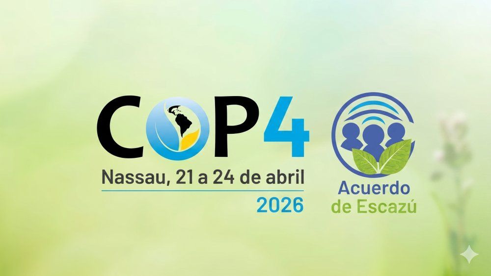 Logo de la COP 4 / Alteración para mejorar la resolución realizado con Inteligencia Artificial