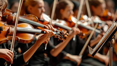 Imagen referencial de orquesta.