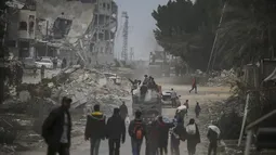 Franja de Gaza es un cementerio: Palestinos regresan a buscar más de 10.000 cadáveres en los escombros