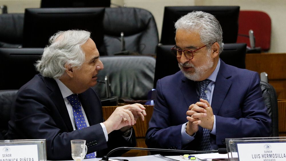 Andrés Chadwick junto a Luis Hermosilla - Agencia Uno