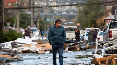 Desastre tras tornado en Puerto Varas.&nbsp;