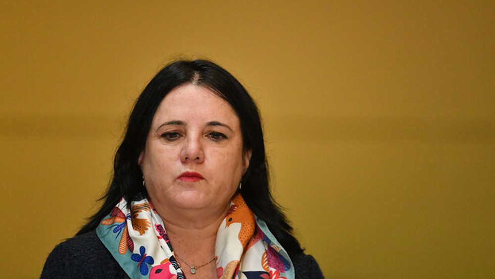 Ministra de Seguridad, Trinidad Steinert. Agencia Uno. Ministra de Seguridad, Trinidad Steinert. Agencia Uno.