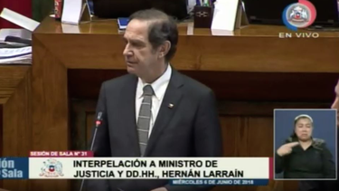 Interpelación a Larraín: Así fue la defensa del ministro a las pensiones millonarias de violadores de DD.HH.