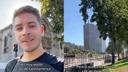 VIDEO| Ruso queda maravillado con Santiago: Parece que es un paraíso