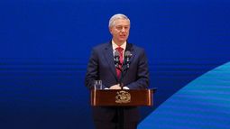 José Antonio Kast hablando en un podio / Agencia Uno José Antonio Kast hablando en un podio / Agencia Uno