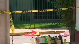 Irresponsable pone en peligro a recolectores de basura y genera emergencia química en Ñuñoa