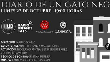 El radioteatro sigue vivo: Próximo lunes se estrena el Diario de un Gato Negro, las desventuras de Vincent