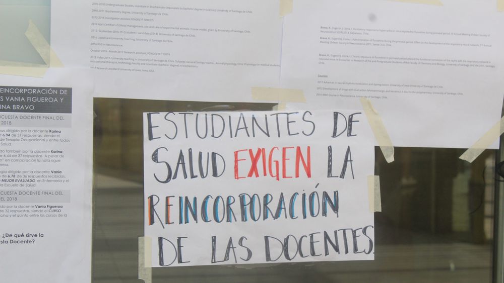 Estudiantes de la Universidad OHiggins cuestionan la posición de sus autoridades sobre el debate de género