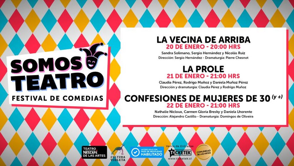 Festival Somos Teatro: tres obras para reír este fin de semana