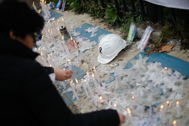 Imagen referencial sobre un accidente en la minería chilena