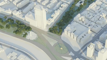 Nueva Plaza Italia: Sin rotonda, 10 mil m2 de sombra, 230 árboles y 50% menos de tráfico