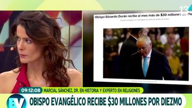 Tonka Tomicic explica su polémica comparación entre millonario diezmo de obispo evangélico y pedofilia en iglesia católica